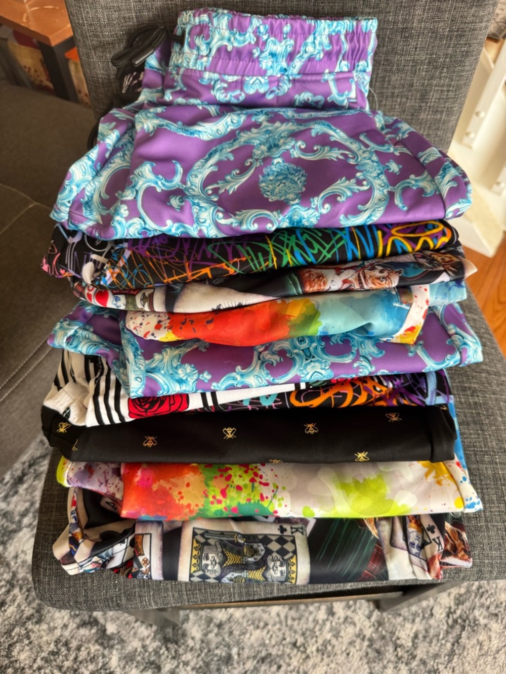 “Reseller Bundle” Swim Shorts for Men, Size Varies. 10 pair. New with tags.